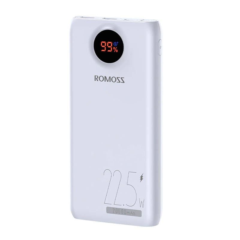 Romoss SW20PF PSW20-112-1133H 20000mAhb 22.5W Powerbank Fehér Romoss SW20PF PSW20-112-1133H 20000mAhb 22.5W Powerbank Fehér
