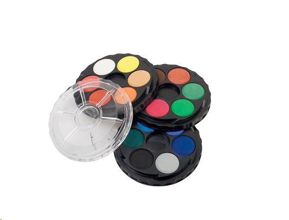 Vízfesték, 18 darabos, 22,5 mm, KOH-I-NOOR Vízfesték, 18 darabos, 22,5 mm, KOH-I-NOOR