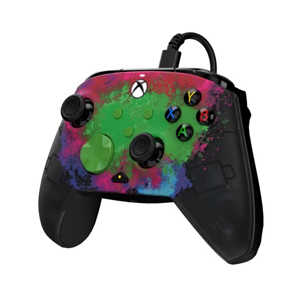 PDP Rematch Glow Adevanced Xbox Series X|S/Xbox One/PC Space Dust Glow in the Dark vezetékes kontroller