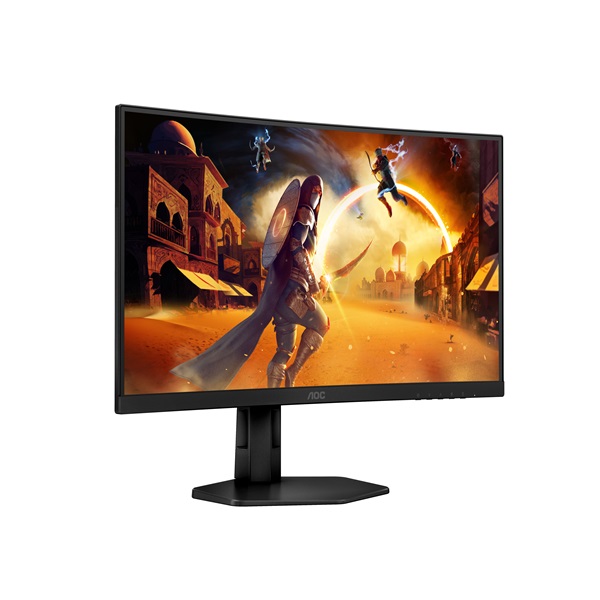 AOC CQ27G4X 27"  Ívelt Gaming 180Hz monitor 