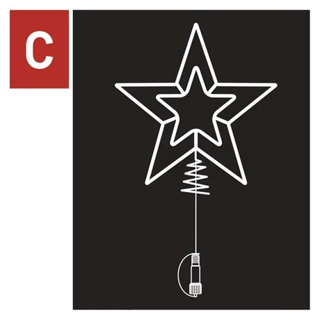 Emos D1ZW01 CSILLAG CSÚCSDÍSZ 30LED