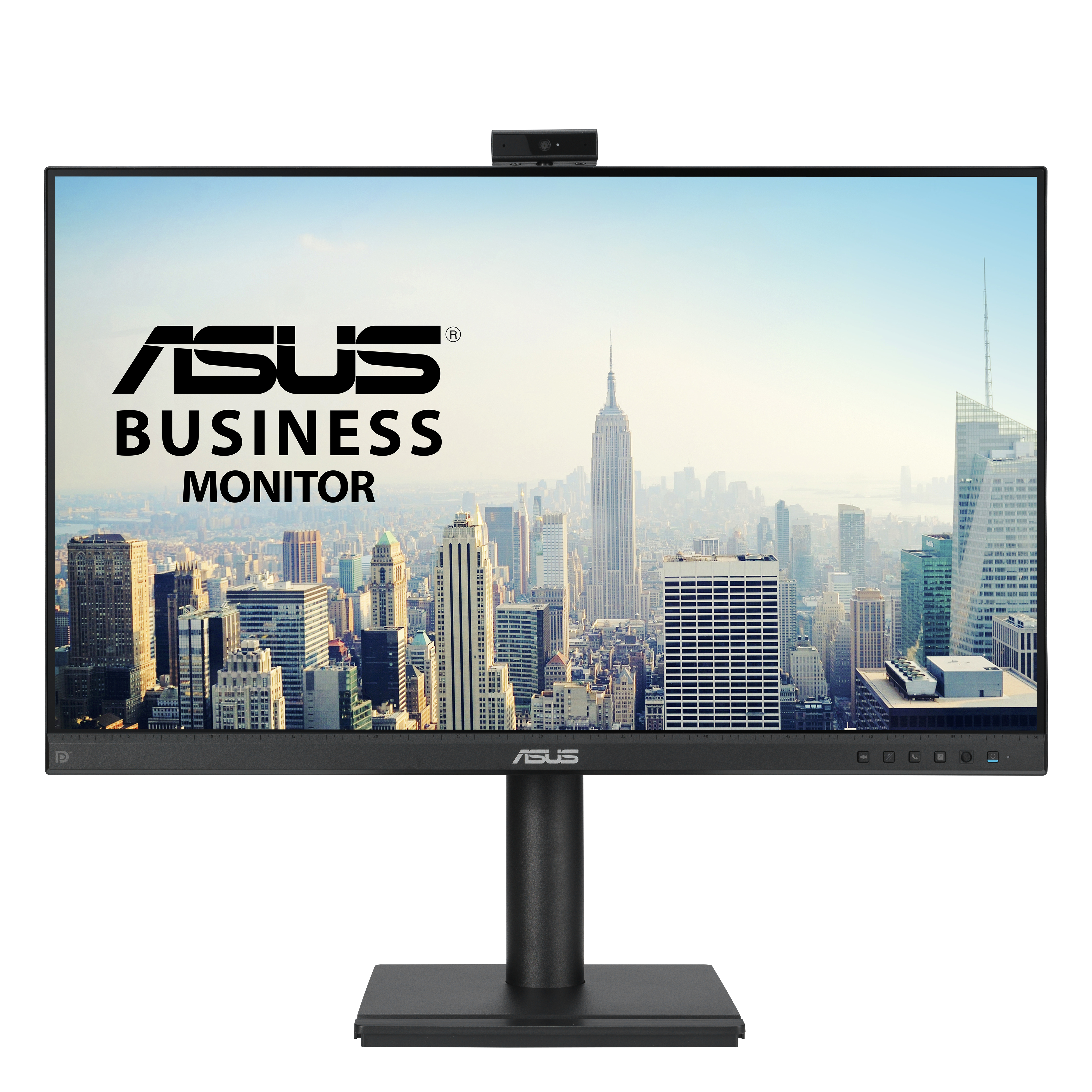 ASUS 24" BE249QFK Monitor - 1920x1080, Full HD, LED, IPS, 100Hz, 5ms, Hangszóró, Pivot, WEBCAM, Fekete