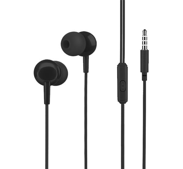 HOCO M14 fülhallgató SZTEREO (3.5mm jack, mikrofon, felvevő gomb) FEKETE (M14_B)