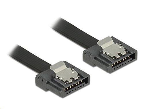 DeLock 83842 SATA Flexi kábel 70 cm fekete
