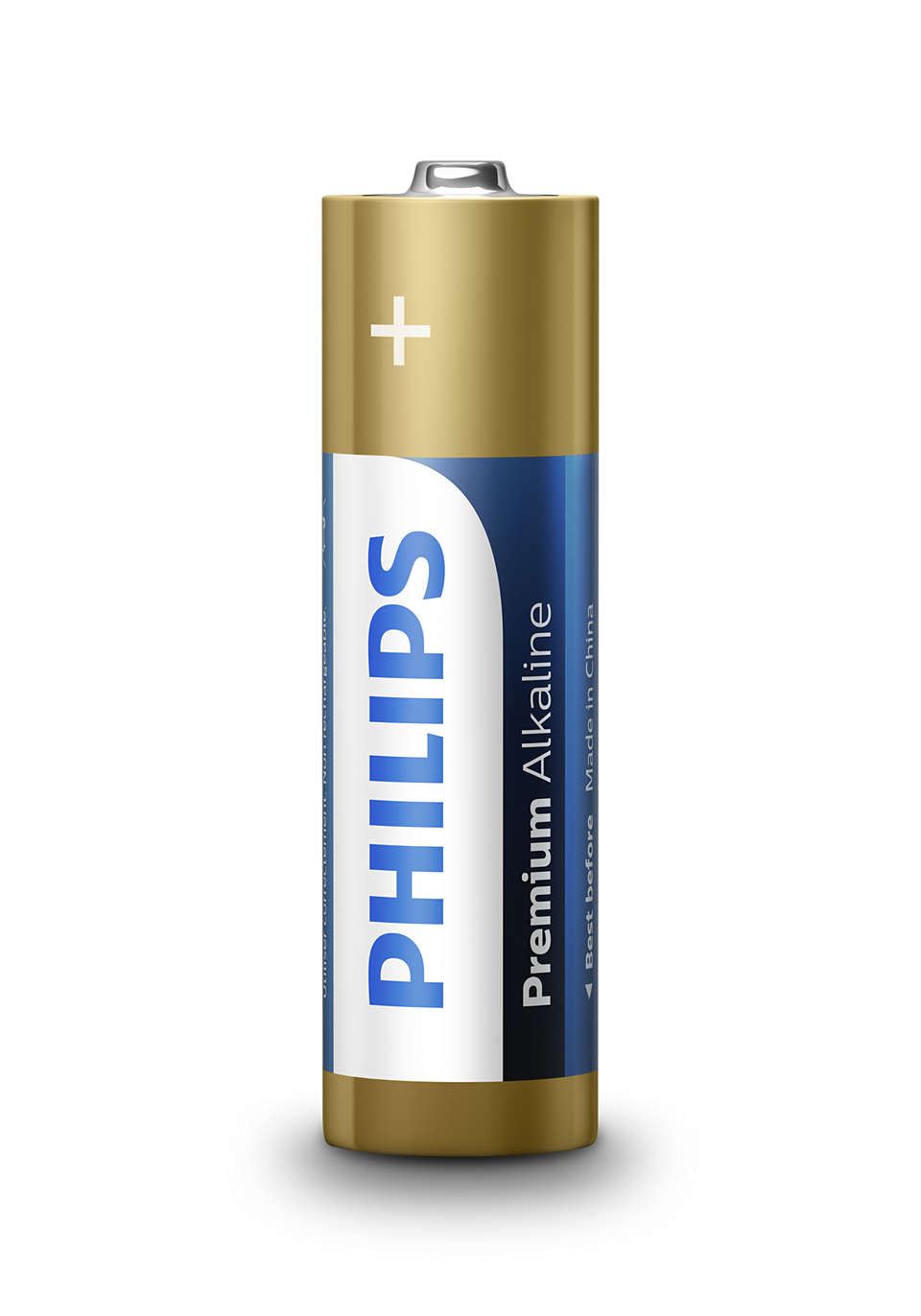 Philips Premium Alkaline AA elem 4db (LR6M4B/10)