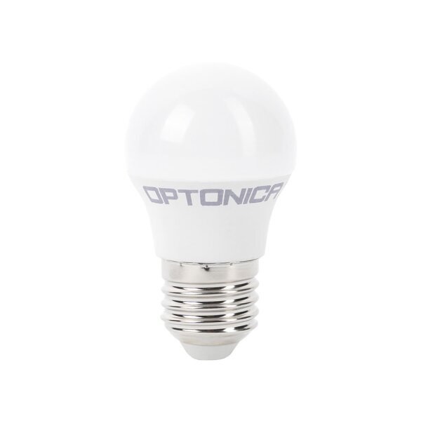 Optonica LED Gömb izzó, E27, 8W, meleg fehér fény, 710Lm, 2700K - (1338)
