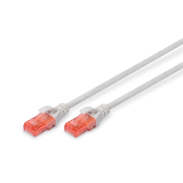 DIGITUS CAT6 U/UTP LSZH 1,50m szürke patch kábel DIGITUS CAT6 U/UTP LSZH 1,50m szürke patch kábel