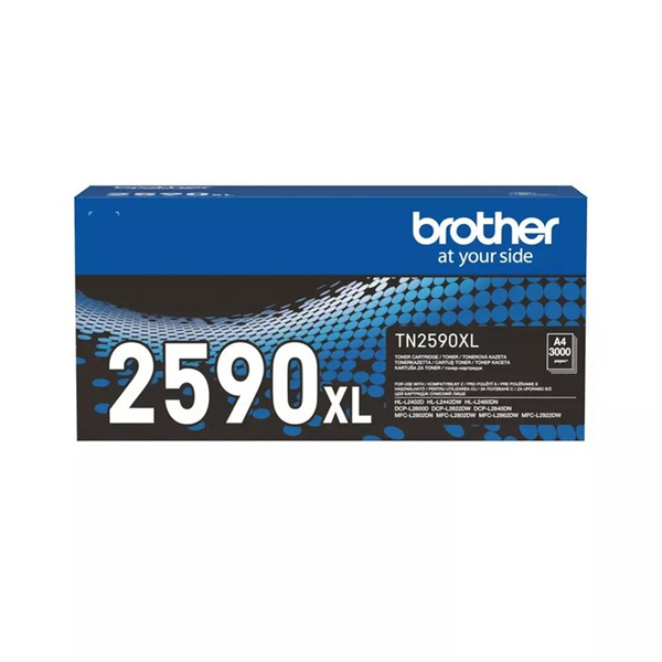 Brother Toner TN-2590XL, 3000 oldal, Fekete Brother Toner TN-2590XL, 3000 oldal, Fekete