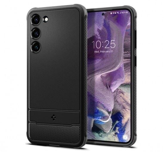 Spigen Rugged Armor Samsung Galaxy S23 tok matt fekete (ACS05711) Spigen Rugged Armor Samsung Galaxy S23 tok matt fekete (ACS05711)