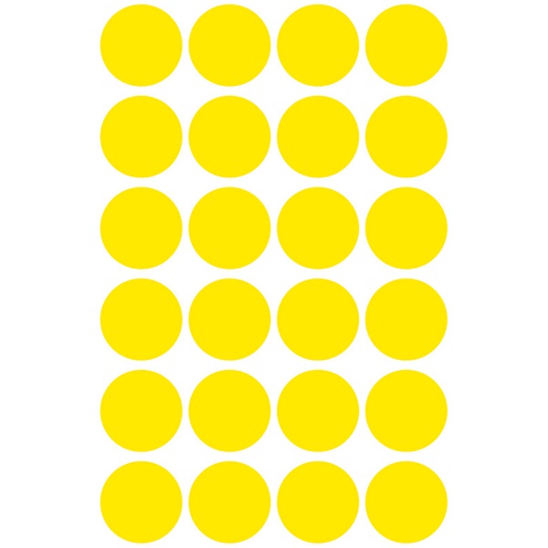 Avery 3007 18mm 96db-os sárga jelölőpont Avery 3007 18mm 96db-os sárga jelölőpont