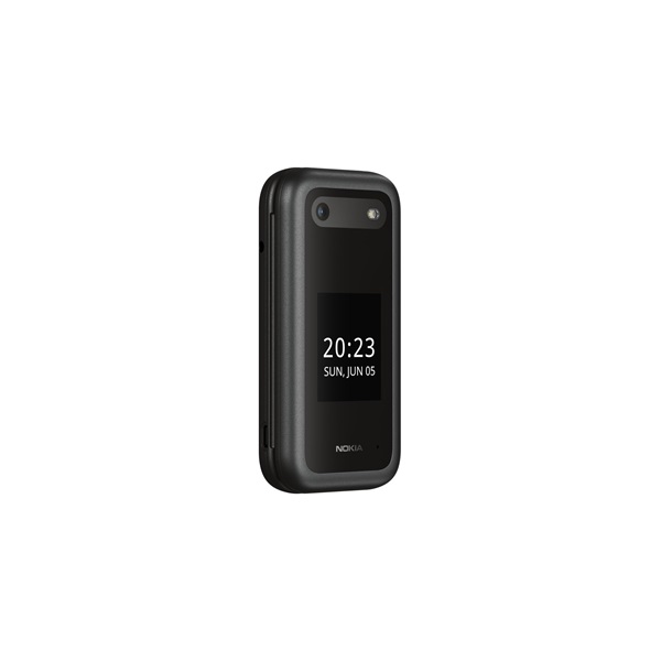HMD 2660 Flip Dual-Sim mobiltelefon fekete-ezüst (1GF011EPA1A01)