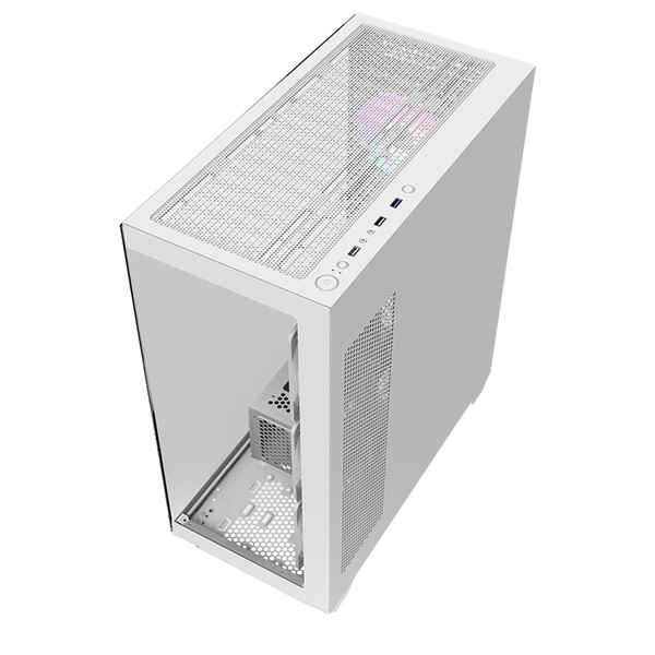 RAIDMAX i800 (táp nélküli) ablakos ATX ház Fehér
