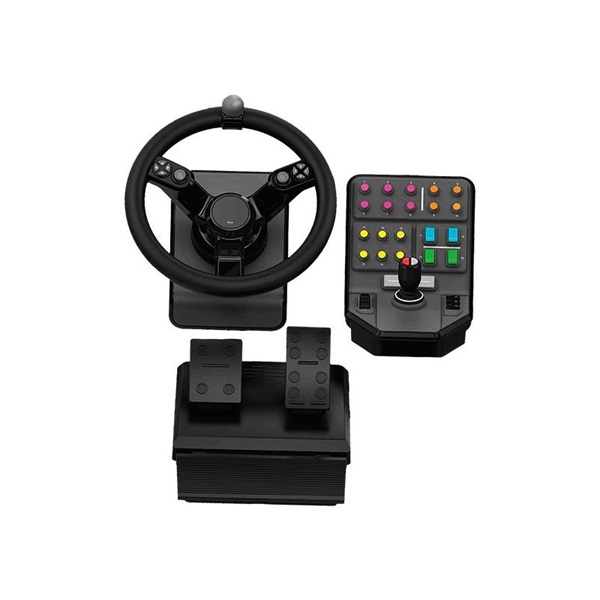 Logitech 945-000062 Saitek Farm Sim fekete kormány + pedál + oldalpanel csomag Logitech 945-000062 Saitek Farm Sim fekete kormány + pedál + oldalpanel csomag