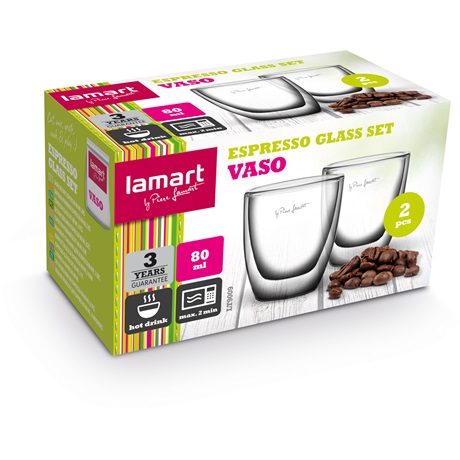 Lamart LT9009 ESPRESSO POHÁRKÉSZLET 80ML