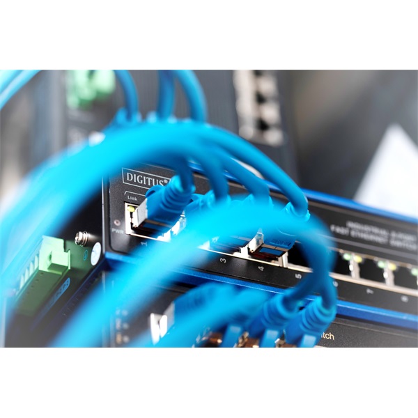 Digitus Industrial 8-Port Fast Ethernet Switch