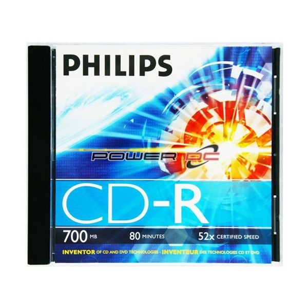 Philips CD-R80 52x írható CD lemez Philips CD-R80 52x írható CD lemez