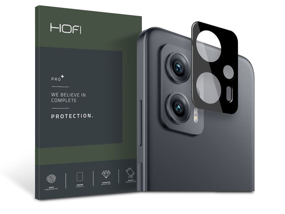 HOFI Pro+ Camera Sytling Xiaomi Poco X4 GT hátsó kameravédő borító fekete (FN0413)