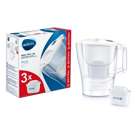 Brita 1040564 ALUNA MAXTRA 2,4L VÍZSZŰRŐ KANCSÓ SZETT 3DB FILTERREL