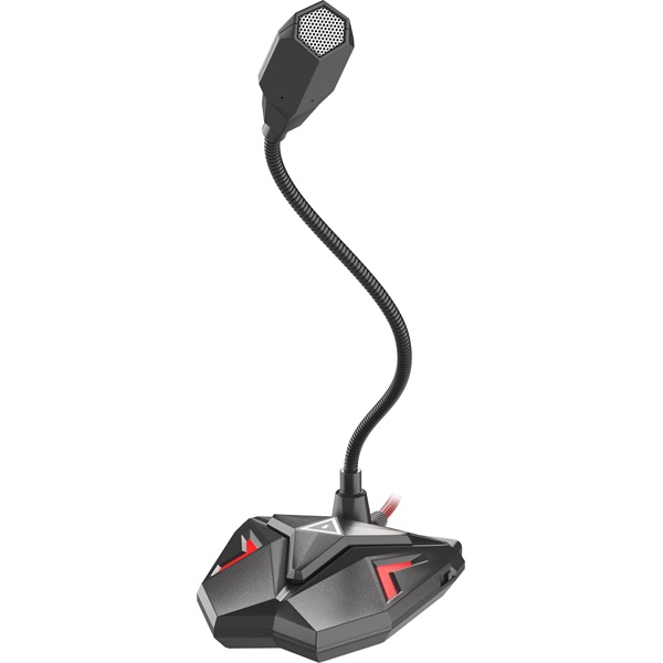 natec Genesis Radium 100 Gamer mikrofon USB, fekete-piros (NGM-1407)