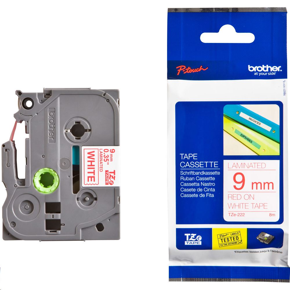 Brother P-touch TZe-222 szalag (TZE222) Brother P-touch TZe-222 szalag (TZE222)