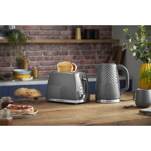 Russell Hobbs 26382-70/RH Groove szürke vízforraló