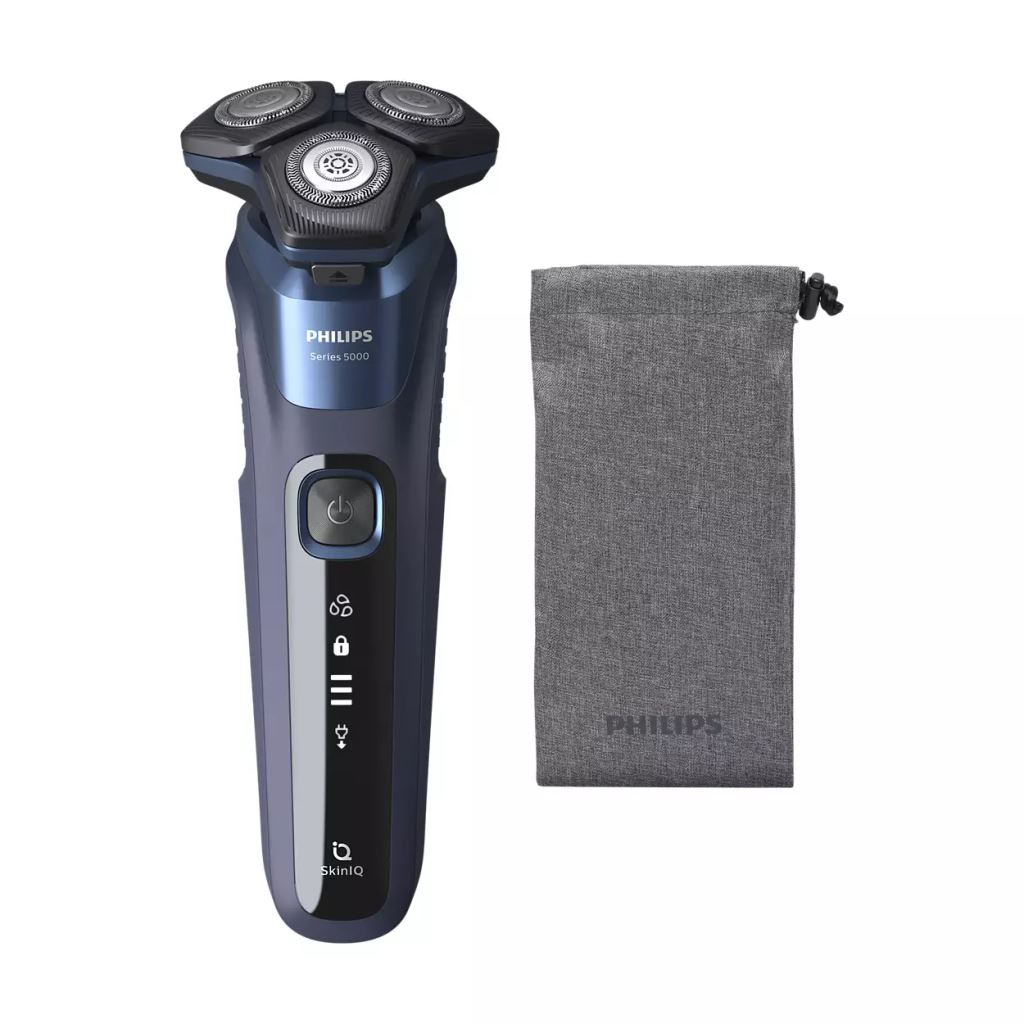 Philips S5585/10 Shaver series 5000 nedves és száraz elektromos borotva éjkék