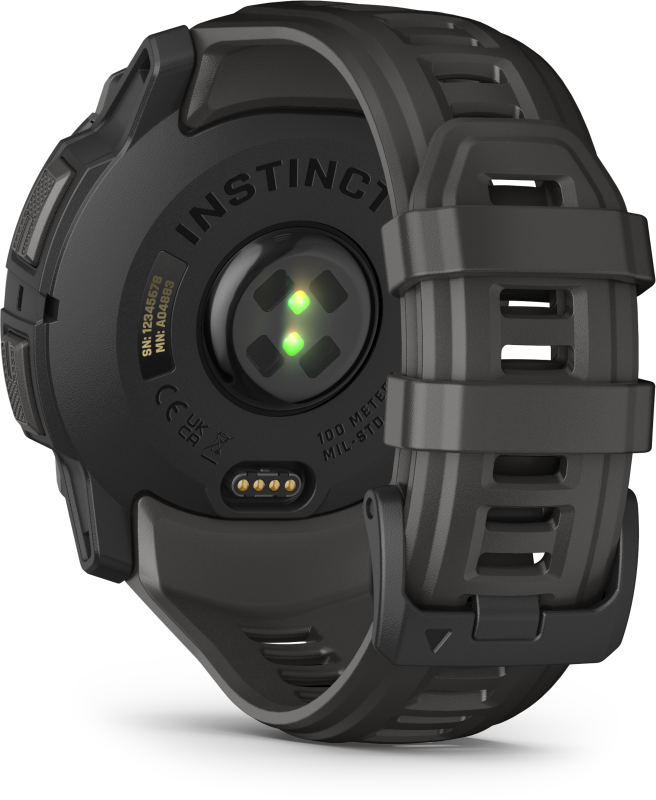 Garmin Instinct 3 fekete sötétszürke szíjjal okosóra