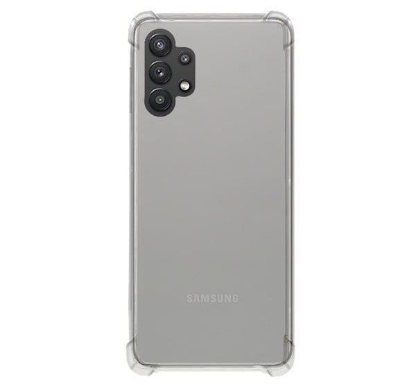 Szilikon telefonvédő (közepesen ütésálló, légpárnás sarok) ÁTLÁTSZÓ [Samsung Galaxy A32 5G (SM-A326)]