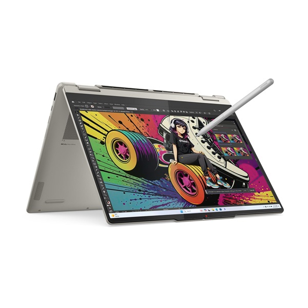 LENOVO Yoga 7 2-in-1 14AKP10 14.0" WUXGA Touch AMD Ryzen AI 5 340  16GB  512GB SSD  Win11 Home  Seashell Notebook + PEN