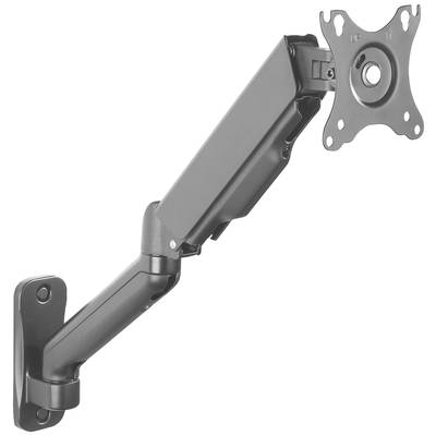 Digitus DA-90425 1 részes Monitor fali tartó 5,1 cm (2) - 304,8 cm (120) Fekete Kihúzható, Forgatható, Állítható magasságú, Dönthető, ...
