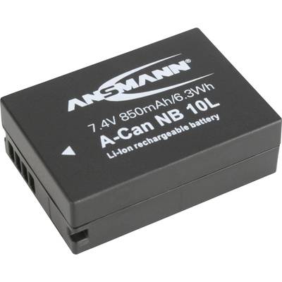NB-10L Canon kamera akku 7,4V 850 mAh, Ansmann