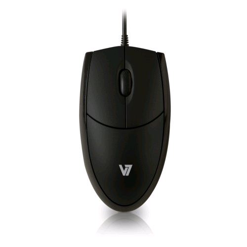 V7 MV3000010-BLK-5E optikai egér fekete USB