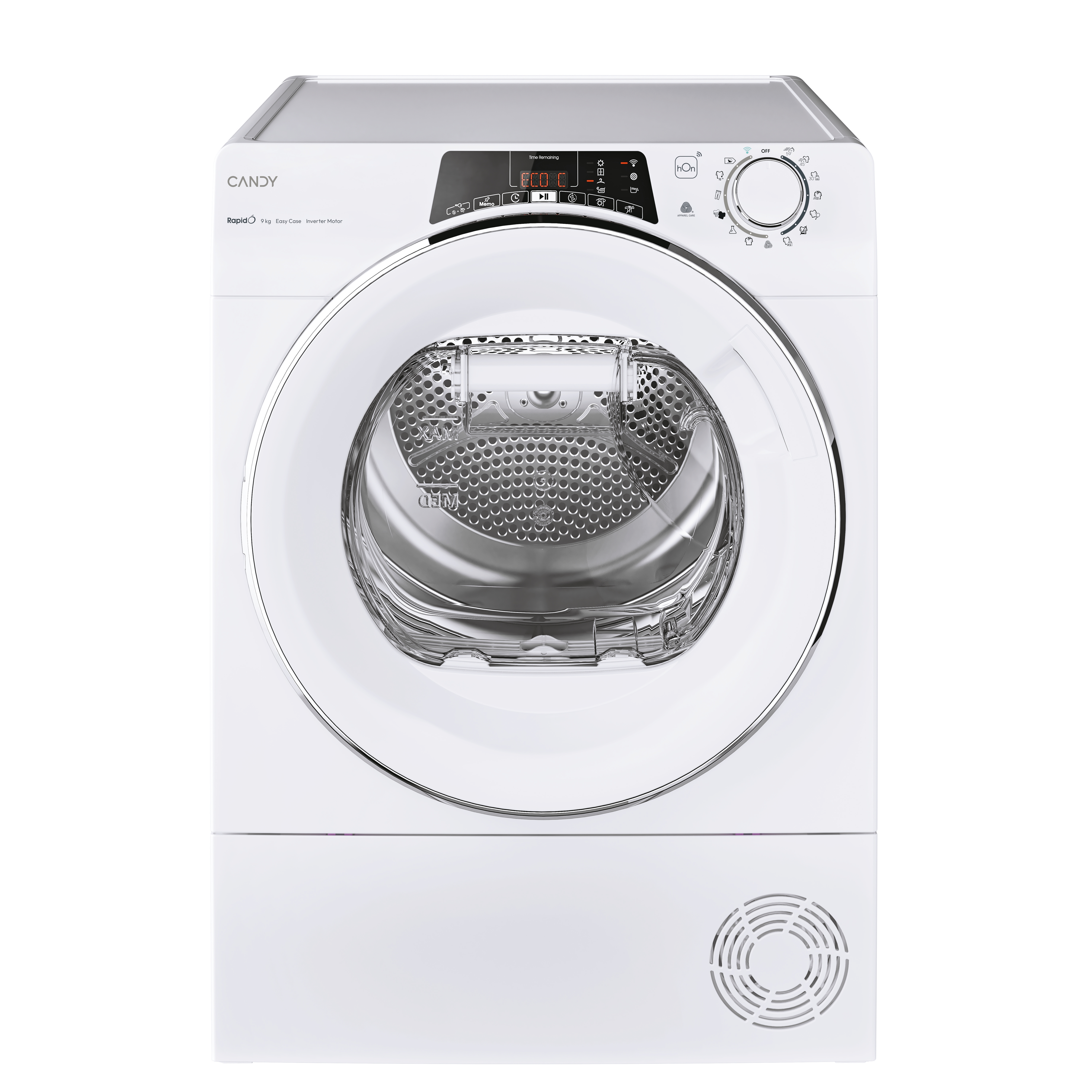 Candy ROE H9A3TCEX-S Hőszivattyús szárítógép – 9 Kg, A Energiaosztály,  Wi-Fi/Bluetooth kapcsolódás, Gyűrődésgátló funkció