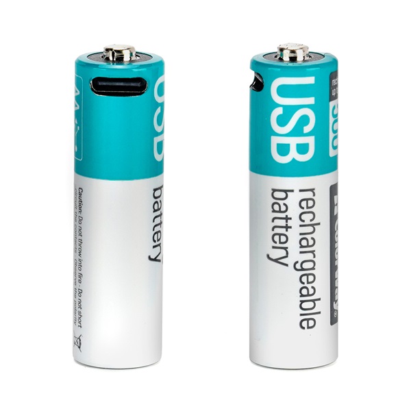 COLORWAY CW-UBAA-10 AA újratölhető elem, USB-C 2200 mAh 1.5B (Li-Polymer) (2pc.) COLORWAY CW-UBAA-10 AA újratölhető elem, USB-C 2200 mAh 1.5B (Li-Polymer) (2pc.)