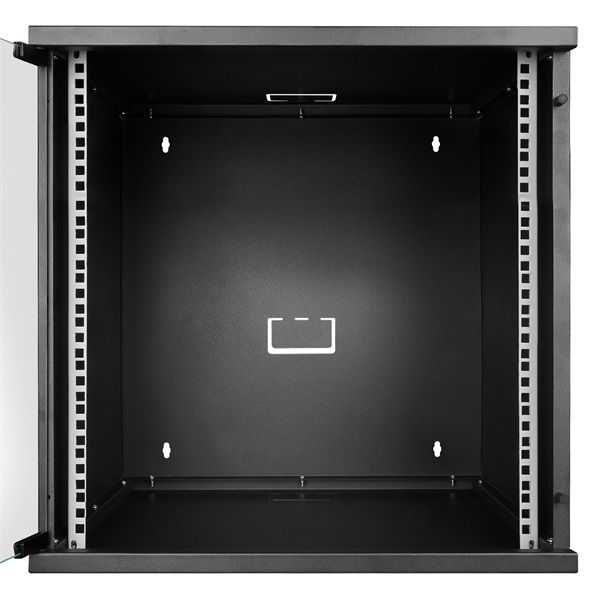 S-Link Rackszekrény - 12U 19" fali kivitel (540x530x400mm, összeszerelt, fekete)