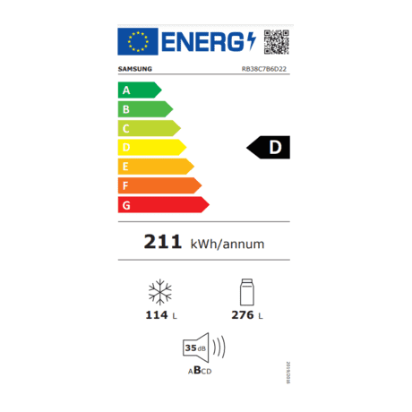 Samsung RB38C7B6D22/EF HŰTŐ ALULFAGYASZTÓS