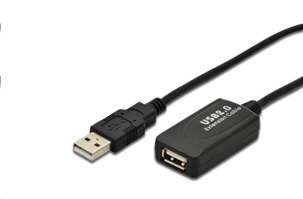 Digitus USB hosszabbítókábel fekete (DA-70130-4) Digitus USB hosszabbítókábel fekete (DA-70130-4)