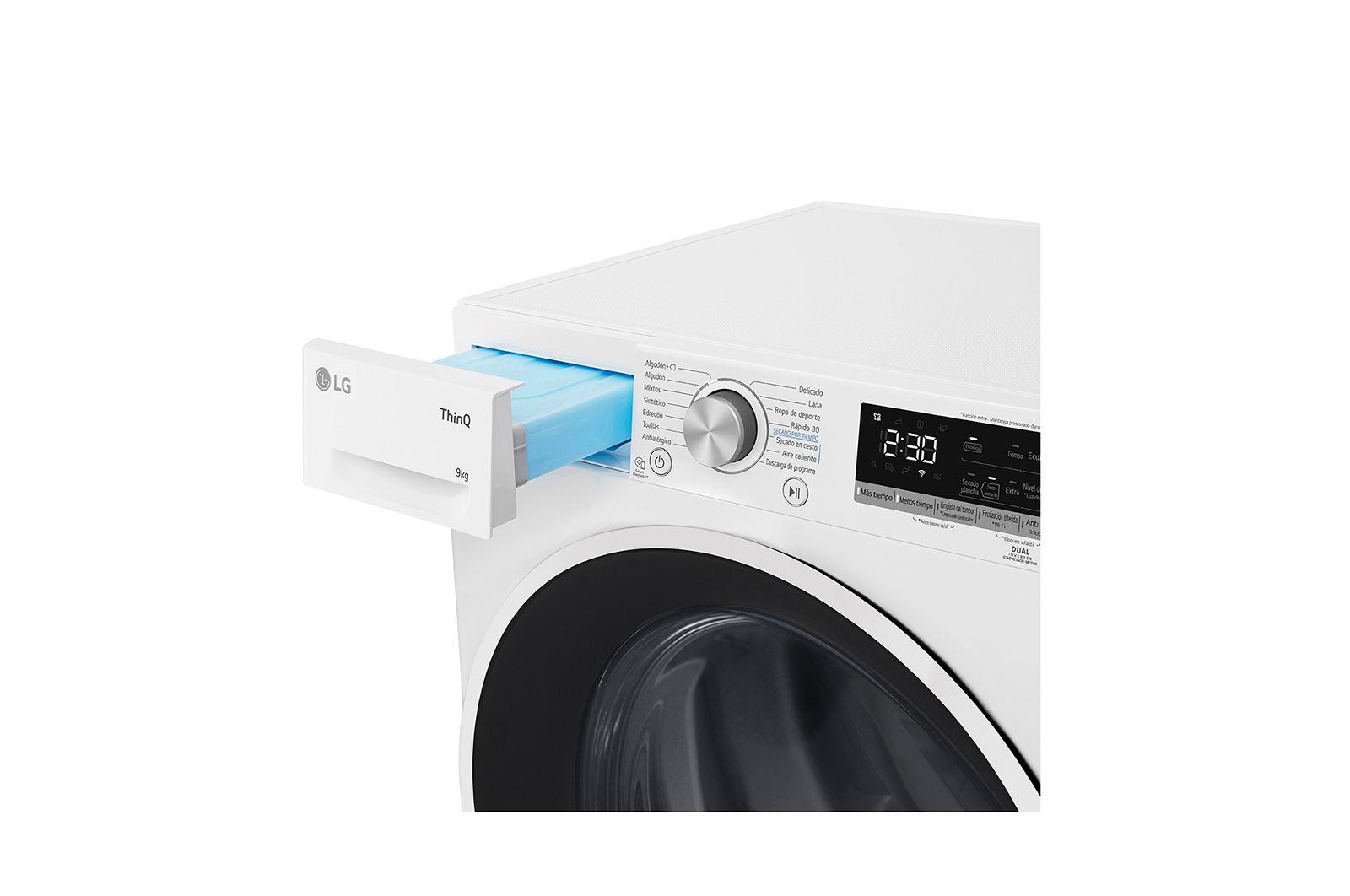 LG RH90V5AV6N Hőszivattyús szárítógép – 9 Kg, D Energiaosztály, WiFi