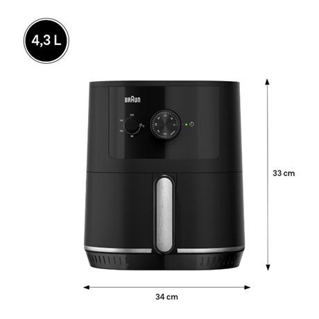 Braun HF3000 Forrólevegős sütő