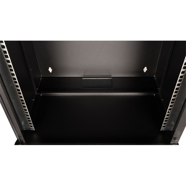 Equip Fali Rackszekrény  EWM-12-5440-B 19" 12U 540x400mm  lapra szerelt Fekete 