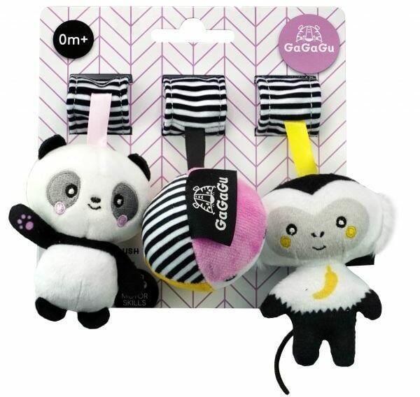 TM Toys Gagagu Plüss szett panda labda majom (GGG9785) TM Toys Gagagu Plüss szett panda labda majom (GGG9785)