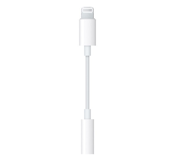 Adapter kábel (3.5mm jack aljzat - lightning 8pin) FEHÉR Adapter kábel (3.5mm jack aljzat - lightning 8pin) FEHÉR