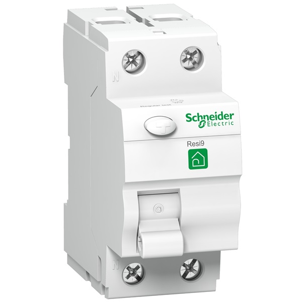 Schneider R9R11225 RESI9 AC osztály, 25A, 30mA 2 pólusú áram-védőkapcsoló Schneider R9R11225 RESI9 AC osztály, 25A, 30mA 2 pólusú áram-védőkapcsoló