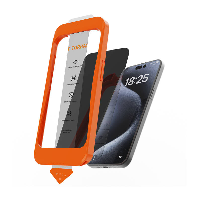 A Master edzett üveg telepítése iPhone 16 Plus készülékhez A Master edzett üveg telepítése iPhone 16 Plus készülékhez