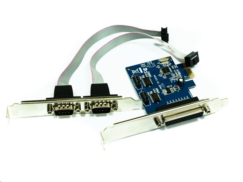 Approx 2xSoros 1xPárhuzamos port bővítő kártya PCI-E (APPPCIE1P2S)