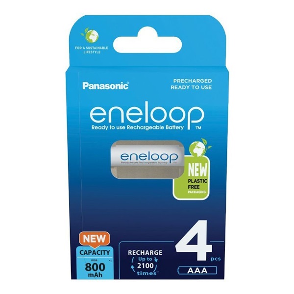 Panasonic Eneloop 1.2V AAA Ni-Mh 800mAh akku (4db) (BK-4MCDE/4BE) Panasonic Eneloop 1.2V AAA Ni-Mh 800mAh akku (4db) (BK-4MCDE/4BE)