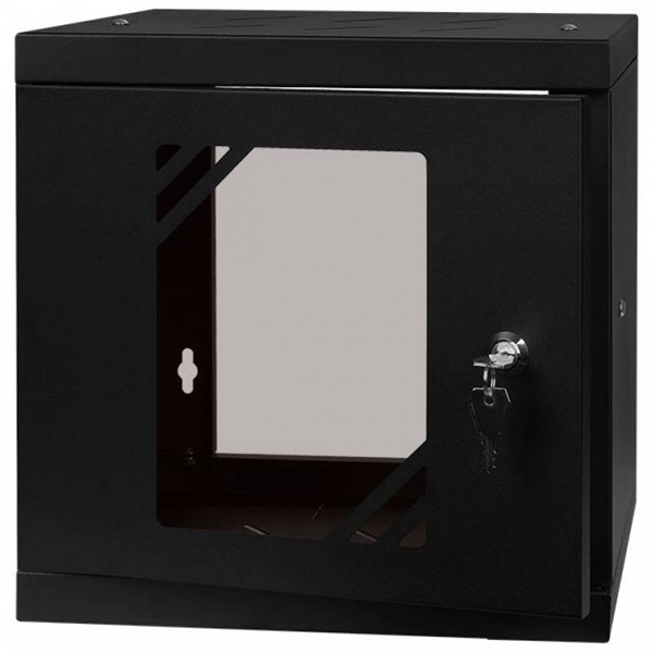 Stalflex 6U fali rack szekrény 10" 300mm fekete (RC10-6U-300GB)