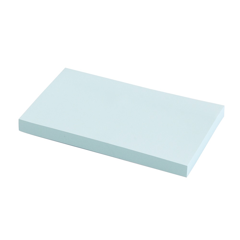 Bluering Jegyzettömb öntapadó, 76x127mm, 80lap,  , pasztellkék (JJ50301-3*5)