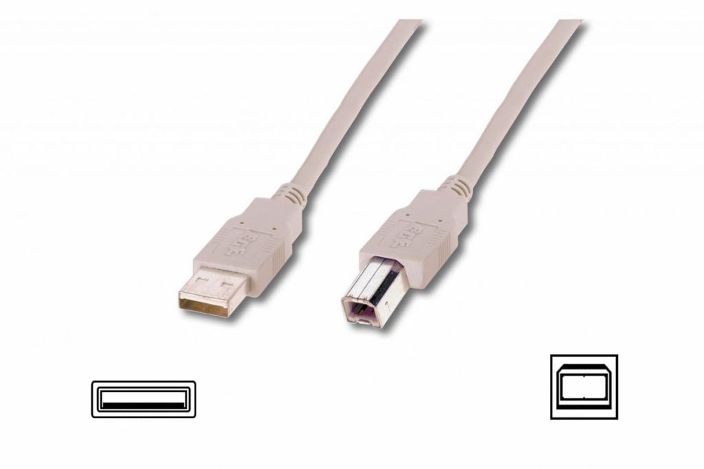 Assmann USB A-B összekötő kábel 3m (AK-300102-030-E)