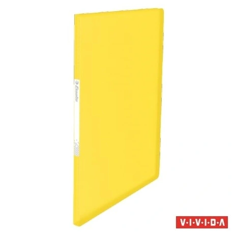 ESSELTE Vivida 20 zsebes  A4 Bemutatómappa Sárga